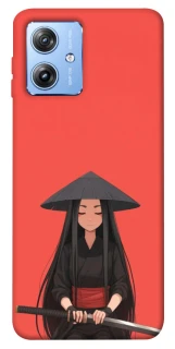 Чехол на Motorola Moto G84 Red samurai фото 1 из 1