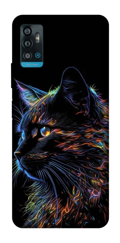 Чехол на ZTE Blade A71 Черный кот фото 1 из 1