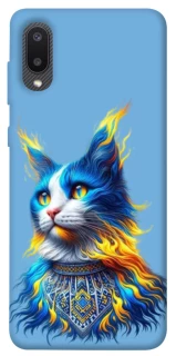 Чохол на Samsung Galaxy A02 Кіт патріот фото 1 з 1