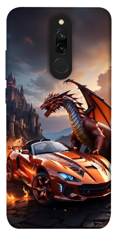 Чохол на Xiaomi Redmi 8 Сar and dragon фото 1 з 1