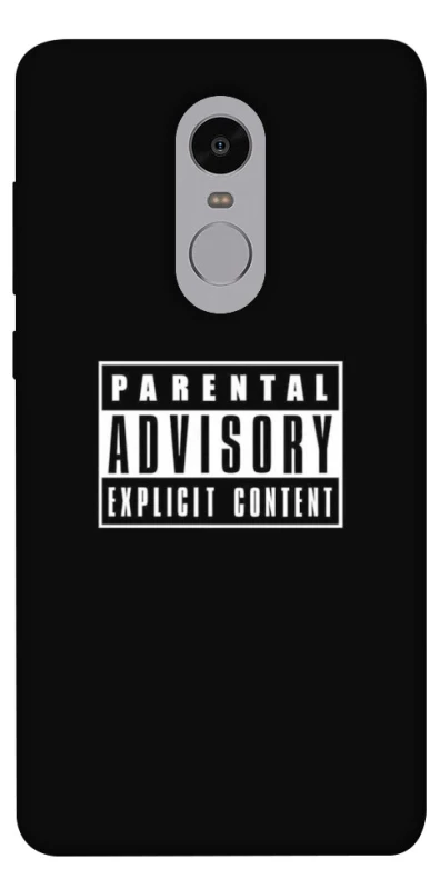Чохол на Xiaomi Redmi Note 4X / Note 4 (Snapdragon) Parental Advisory Label фото 1 з 1