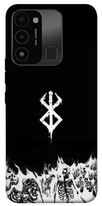 Чохол на TECNO Spark 8C Berserk skeletons фото 1 з 1
