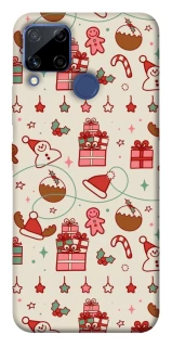 Чехол на Realme C15 Новогодний v14 фото 1 из 1