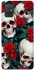 Чохол на Samsung Galaxy A71 skull and rose фото 1 з 1