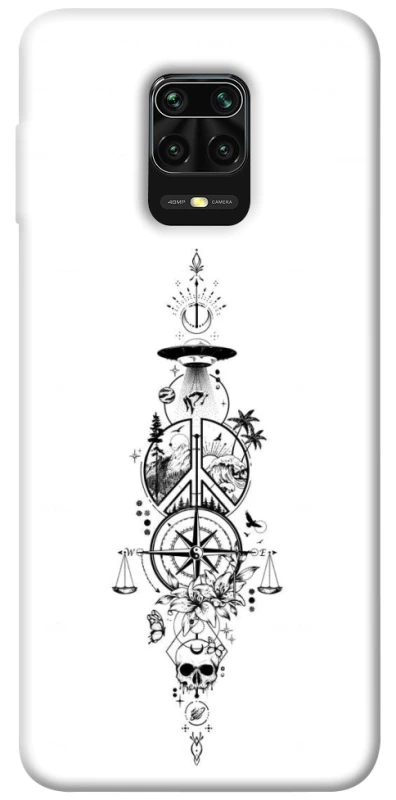 Чехол на Xiaomi Redmi Note 9s / Note 9 Pro / Note 9 Pro Max Tattoo ver.7 фото 1 из 1