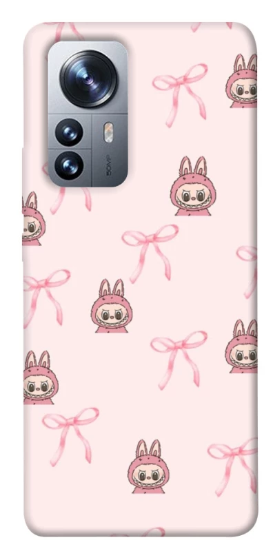Чохол на Xiaomi 12 / 12X Pink bows and Labubus фото 1 з 1