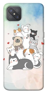 Чехол на Oppo A92s Funny Pets ver.2 фото 1 из 1