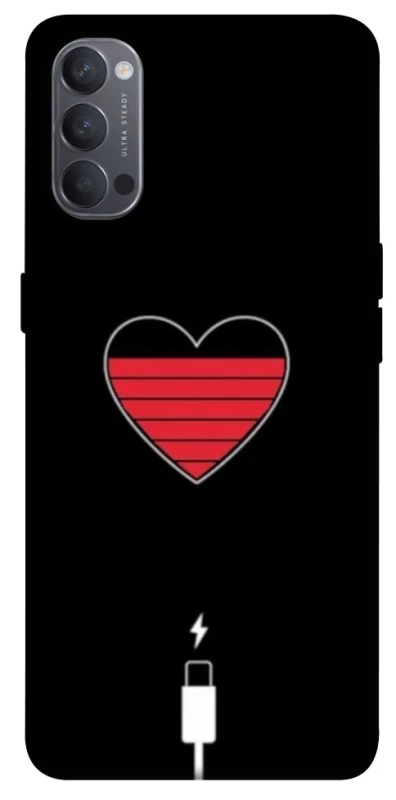 Чохол на Oppo Reno 4 Charge your heart фото 1 з 1