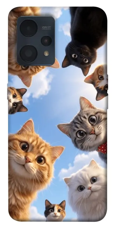 Чехол на Realme 9 4G / 9 Pro+ Cats фото 1 из 1