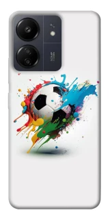Чехол на Xiaomi Poco C65 Football Ball ver3 фото 1 из 1