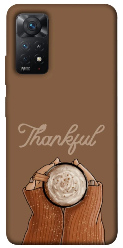 Чохол на Xiaomi Redmi Note 12 Pro 4G Thankful coffee фото 1 з 1