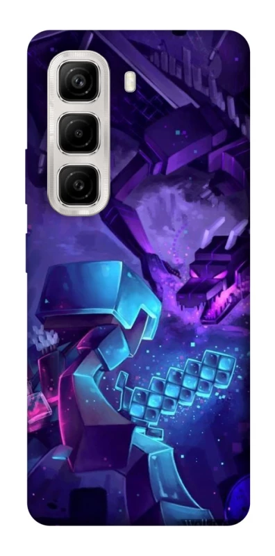 Чохол на Infinix Hot 50 4G Minecraft dragon фото 1 з 1