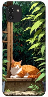 Чохол на Samsung Galaxy A03 red cat фото 1 з 1