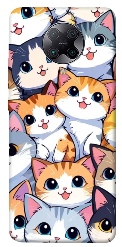 Чехол на Xiaomi Redmi K30 Pro / Poco F2 Pro Cute Cat v2 фото 1 из 1