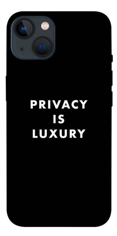 Чохол на Apple iPhone 13 (6.1") Privacy is luxury фото 1 з 1
