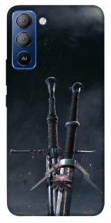 Чехол на TECNO Pop 5 LTE Мечи Ведьмака фото 1 из 1