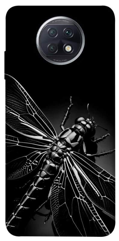 Чехол на Xiaomi Redmi Note 9 5G / Note 9T Black dragonfly фото 1 из 1