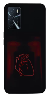 Чехол на Oppo A16s / A16 Красное сердце фото 1 из 1