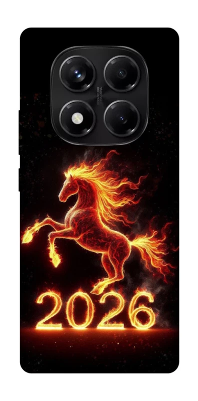 Чохол на Xiaomi Redmi Note 14 Pro 5G Red Fire Horse ver.1 фото 1 з 1