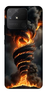 Чехол на Realme Narzo 50A Огненный торнадо фото 1 из 1