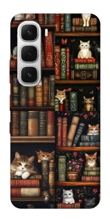 Чохол на Infinix Hot 60i Cats & Books фото 1 з 1