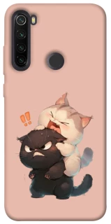 Чехол на Xiaomi Redmi Note 8T Сat and cat фото 1 из 1