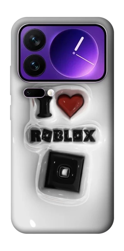 Чехол на Xiaomi 17 Pro Max I love Roblox фото 1 из 1