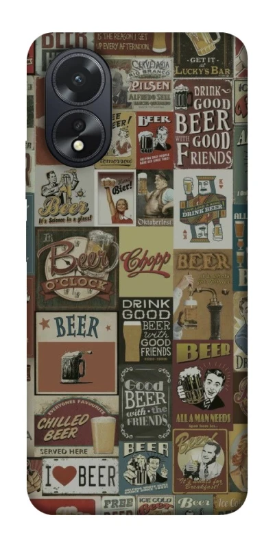 Чехол на Oppo A18 Retro collage ver.1 фото 1 из 1