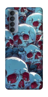 Чехол на Oppo Reno 4 Pro Skulls v2 фото 1 из 1