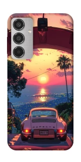 Чехол на Samsung Galaxy M35 Porsche at sunset фото 1 из 1