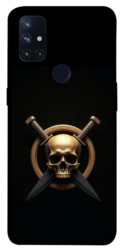 Чохол на OnePlus Nord N10 5G Golden Skull фото 1 з 1