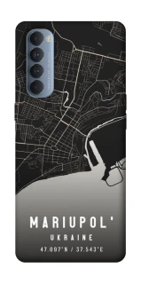 Чохол на Oppo Reno 4 Pro Mariupol map фото 1 з 1