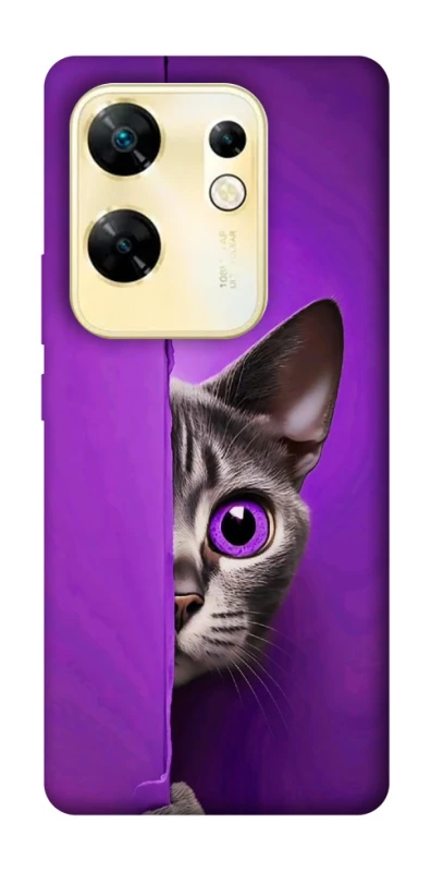 Чехол на Infinix Zero 30 4G Кот-подглядыватель фото 1 из 1
