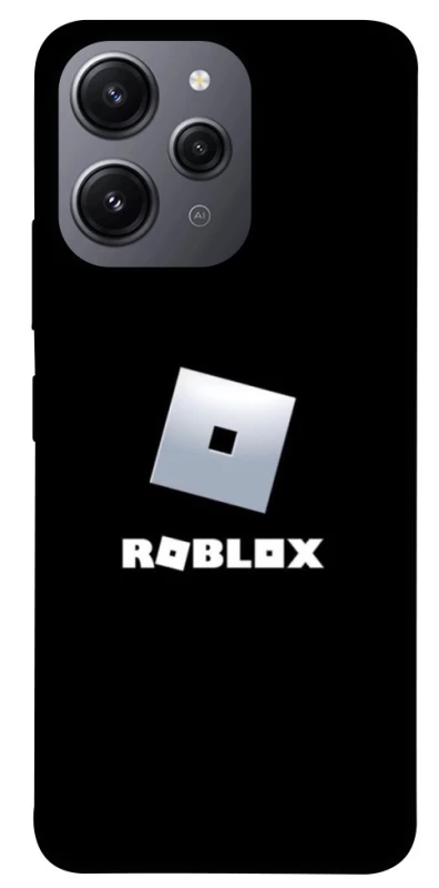 Чехол на Xiaomi Redmi 12 Roblox logo black фото 1 из 1