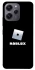 Чехол на Xiaomi Redmi 12 Roblox logo black фото 1 из 1