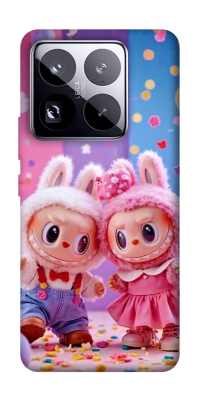 Чохол на Xiaomi 15 Pro Labubu twins ver.3 фото 1 з 1