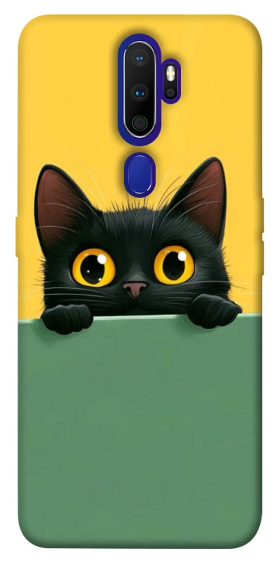 Чохол на Oppo A5 (2020) / Oppo A9 (2020) Black cat v2 фото 1 з 1