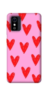 Чехол на ZTE Blade L9 Red hearts 2 фото 1 из 1