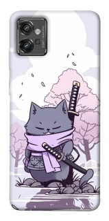 Чохол на Motorola Moto G32 Samurai cat фото 1 Чохол на Motorola Moto G32 Samurai cat фото 1 з 1