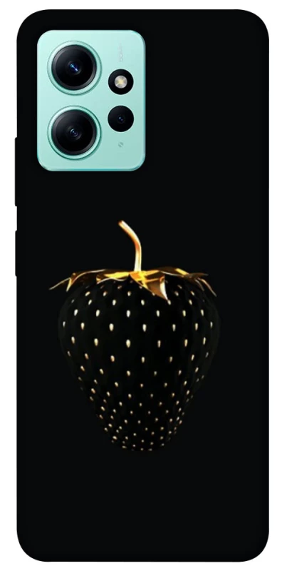 Чохол на Xiaomi Redmi Note 12 4G Чорна полуниця фото 1 з 1