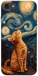 Чохол на Apple iPhone 7 / 8 (4.7") van gogh cat фото 1 з 1