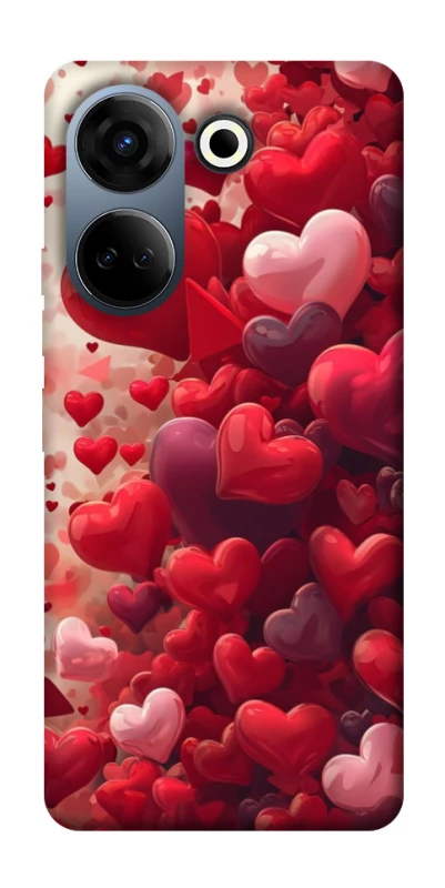 Чохол на TECNO Camon 20 Pro (CK7n) Many hearts фото 1 з 1