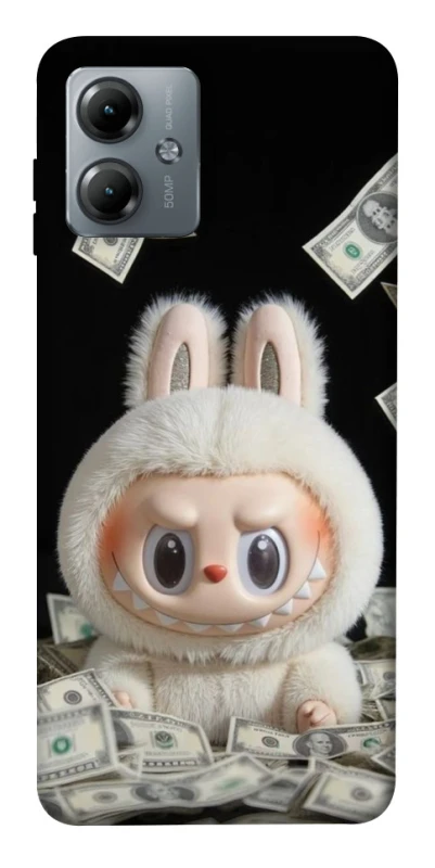 Чохол на Motorola Moto G14 Dollar Labubu фото 1 з 1