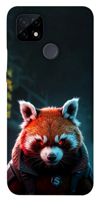 Чохол на Realme C21 Cyber Red Panda фото 1 з 1