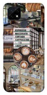 Чохол на Realme C21 Coffee collage ver.5 фото 1 з 1