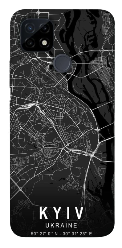 Чохол на Realme C21Y Kyiv map фото 1 з 1