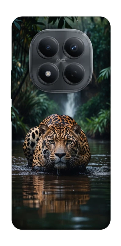 Чохол на Xiaomi Redmi Note 15 Pro 4G Leopard in water фото 1 з 1