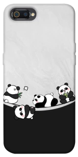 Чохол на Realme C2 Four pandas фото 1 з 1