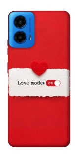 Чохол на Motorola Moto G45 Love Mode ON фото 1 з 1