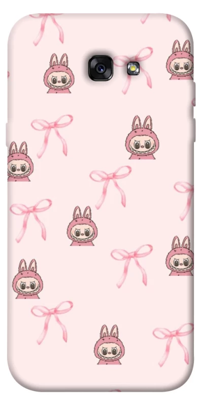 Чохол на Samsung A720 Galaxy A7 (2017) Pink bows and Labubus фото 1 з 1
